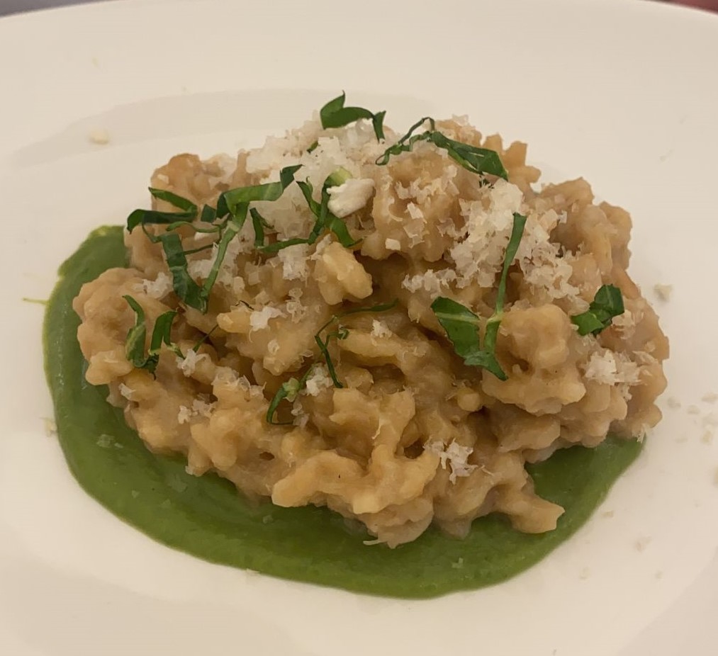 Photography from: El CETT presenta un arroz meloso de coliflor en la propuesta de otoño del Menú de las Estaciones | CETT